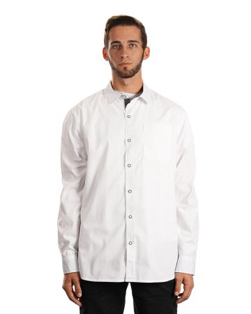 Burnside Men's Peached Poplin Woven Shirt