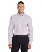 Devon & Jones CrownLux Performance Men's Micro Windowpane Shirt