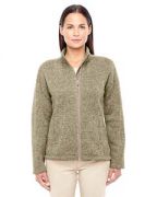 Devon & Jones Ladies Bristol Full-Zip Sweater Fleece Jacket With Pockets