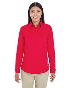 Devon & Jones Ladies' Perfect Fit Half-Placket Tunic Top