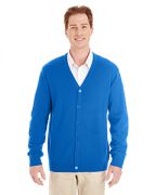 Harriton Men's Pilbloc V-Neck Button Cardigan Sweater
