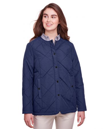 UltraClub Ladies' Dawson Quilted Hacking Jacket