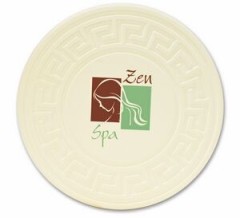 Greek Key CoasterStone Absorbent Stone Coaster - Single (4.25")