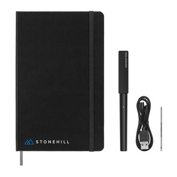 Moleskine Smart Writing Set - Ruled Large - 1.2" W x 8.625" H x 11" L