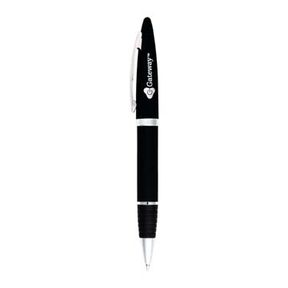 The Odyssey Ballpoint Brass Pen With Chrome Accenting