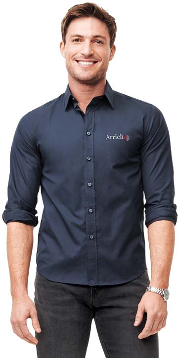 UNTUCKit Castello Regular Classic Fit 100% Cotton Long Sleeve Men's Dress Shirt - Wrinkle Free