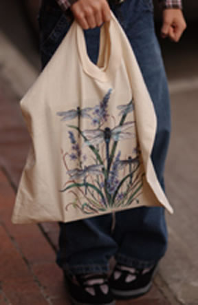 EcoStyles Organic 100% Cotton Versatile Oat Tote Bag Standard Size 16" x 18"